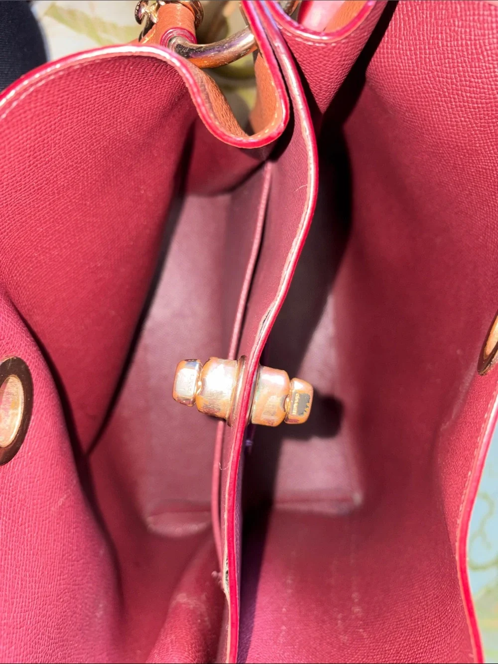 Coach Pebbled Leather Shoulder Bag with Crossbody strap